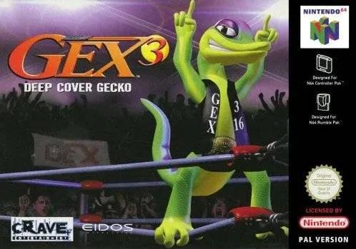 Game | Nintendo N64 | Gex 3: Deep Cover Gecko Physical Video Games Game Nintendo