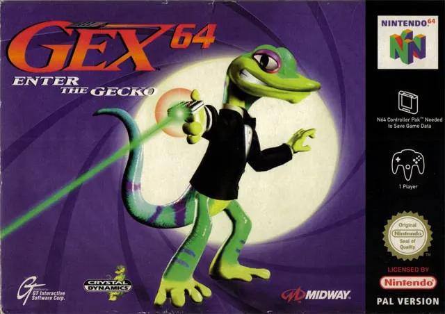 Game | Nintendo N64 | Gex 64 Physical Video Games Game Nintendo