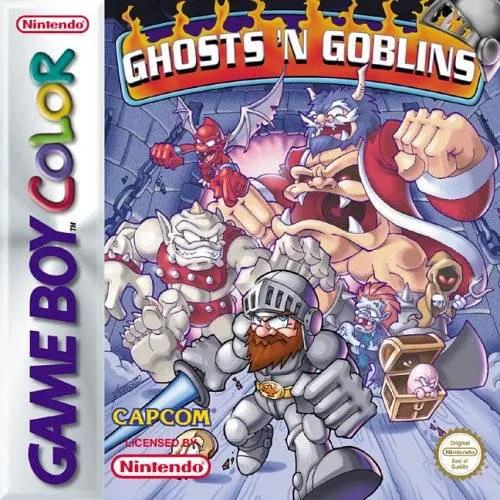 Game | Nintendo Game Boy Color GBC | Ghosts 'N Goblins Physical Video Games Game Nintendo