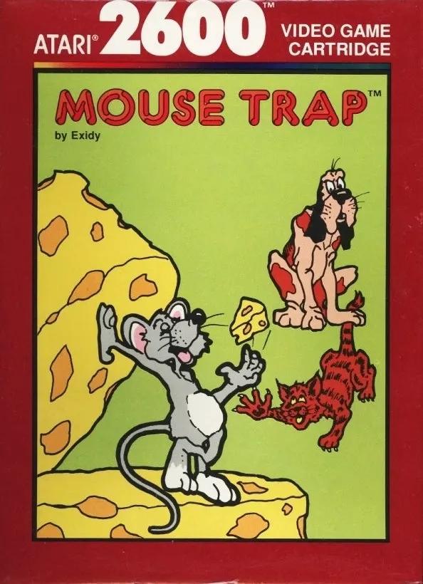 Game | Atari 2600 | Mouse Trap Physical Video Games Game Atari