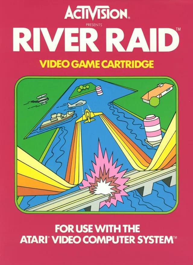 Game | Atari 2600 | River Raid Physical Video Games Game Atari