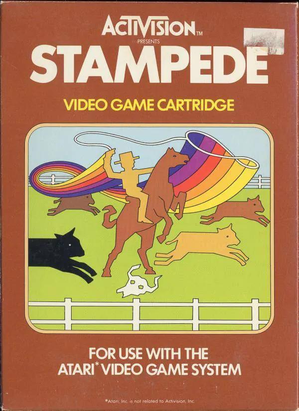 Game | Atari 2600 | Stampede Physical Video Games Game Atari