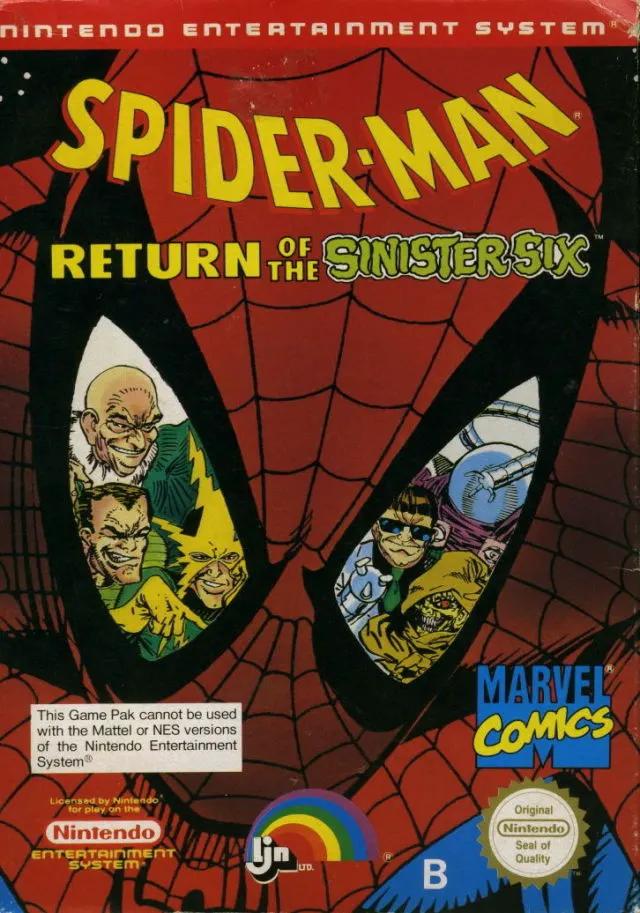 Game | Nintendo NES | Spiderman Return Of The Sinister Six Physical Video Games Game Nintendo