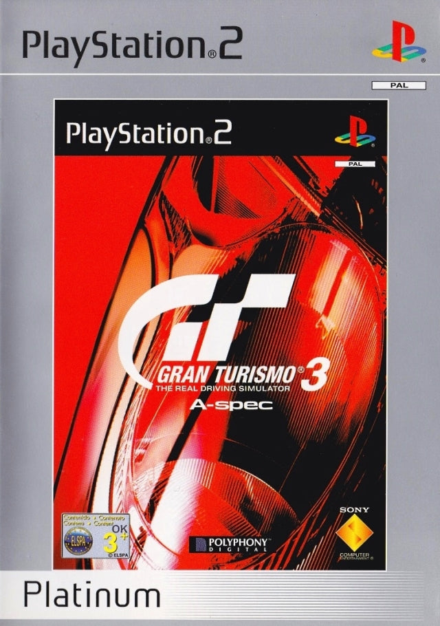 Game | Sony PlayStation PS2 | Gran Turismo 3 A-Spec (Platinum)