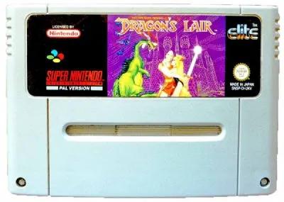Game | Super Nintendo SNES | Dragon's Lair Physical Video Games Game Nintendo