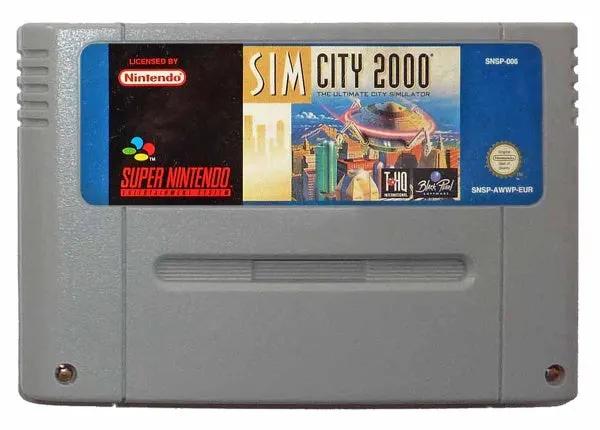 Game | Super Nintendo SNES | SimCity 2000 Physical Video Games Game Nintendo