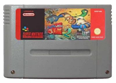 Game | Super Nintendo SNES | Earthworm Jim 2 Physical Video Games Game Nintendo