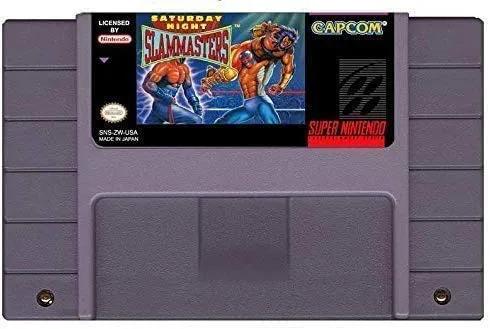 Game | Super Nintendo SNES | Saturday Night Slam Masters Physical Video Games Game Nintendo