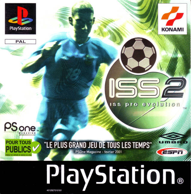 Game | Sony PlayStation PS1 | ISS Pro Evolution 2