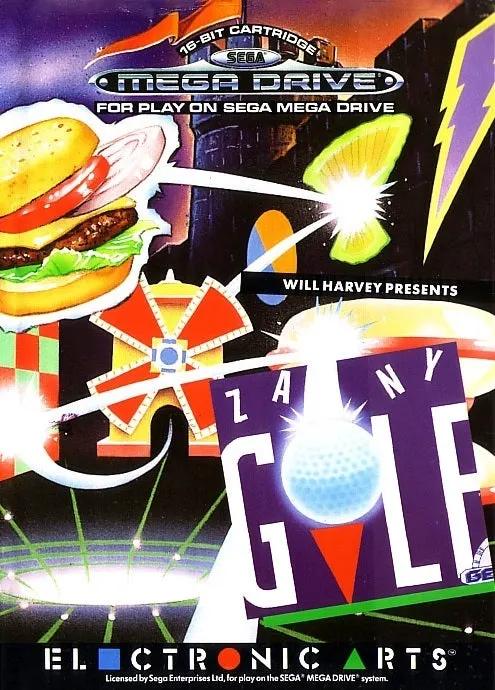 Game | Sega Mega Drive | Zany Golf Physical Video Games Game Sega