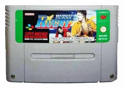 Game | Super Nintendo SNES | World Class Rugby Physical Video Games Game Nintendo