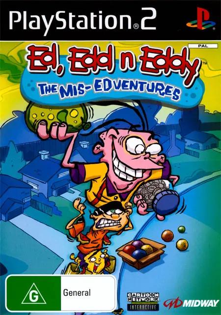 Game | Sony PlayStation PS2 | Ed Edd N Eddy Mis-Edventures Physical Video Games Game Sony