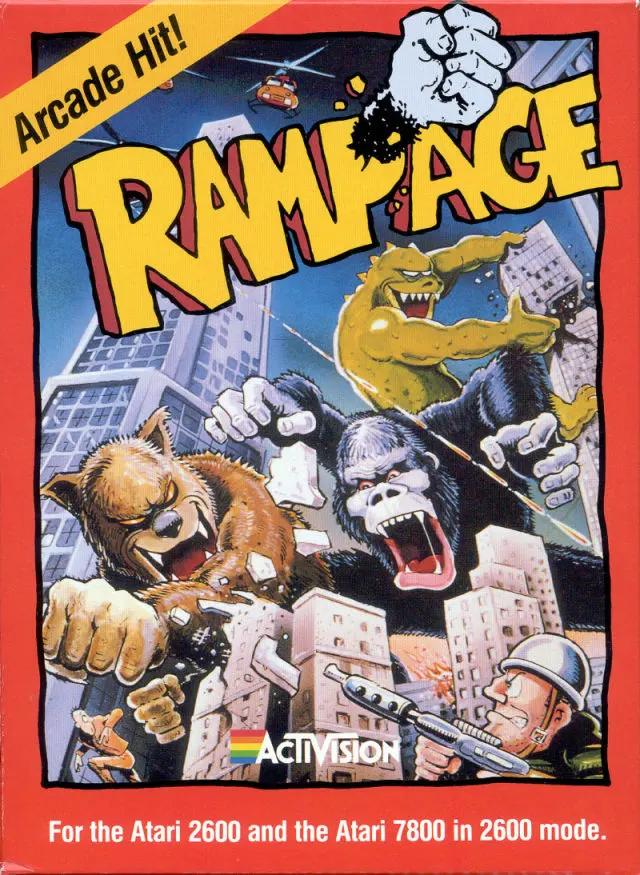 Game | Atari 2600 | Rampage Physical Video Games Game Atari