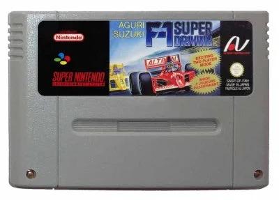 Game | Super Nintendo SNES | Aguri Suzuki F-1 Super Driving Physical Video Games Game Nintendo