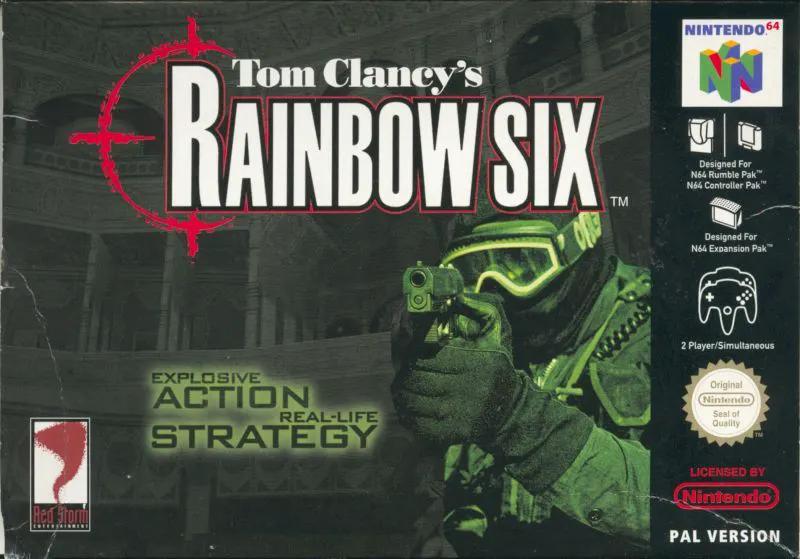 Game | Nintendo N64 | Rainbow Six Physical Video Games Game Nintendo