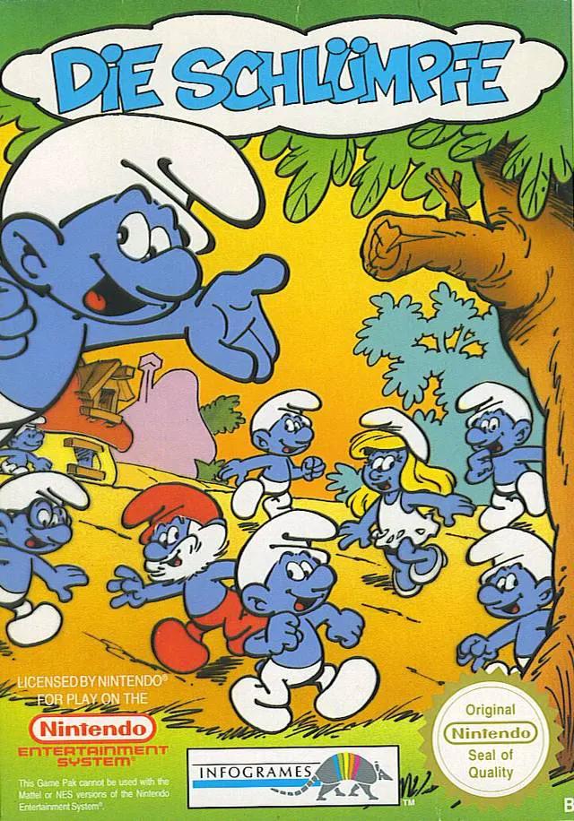 Game | Nintendo NES | The Smurfs Physical Video Games Game Nintendo