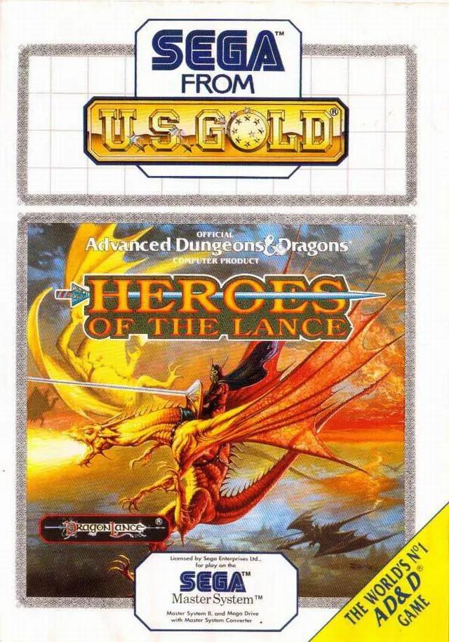 Game | Sega Master System | Advanced Dungeons & Dragons Heroes Of The Lance Physical Video Games Game Sega