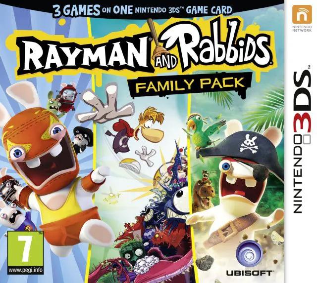 Game | Nintendo 3DS | Rayman And Rabbids Family Pack Physical Video Games Game Nintendo