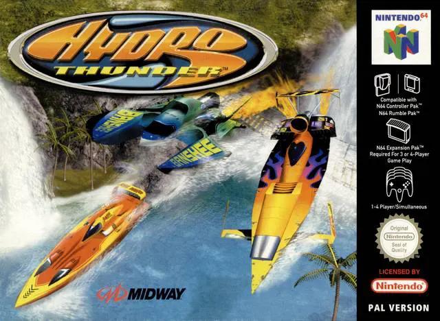 Game | Nintendo N64 | Hydro Thunder Physical Video Games Game Nintendo
