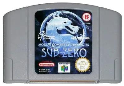 Game | Nintendo N64 | Mortal Kombat Mythologies: Sub-Zero Physical Video Games Game Nintendo