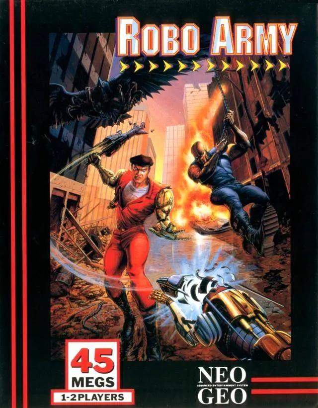 Game | SNK Neo Geo AES | Robo Army NGH-032 Physical Video Games Game SNK