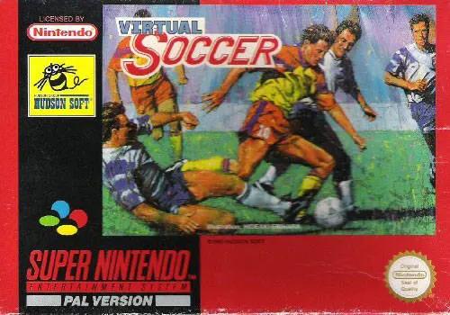 Game | Super Nintendo SNES | Virtual Soccer Physical Video Games Game Nintendo
