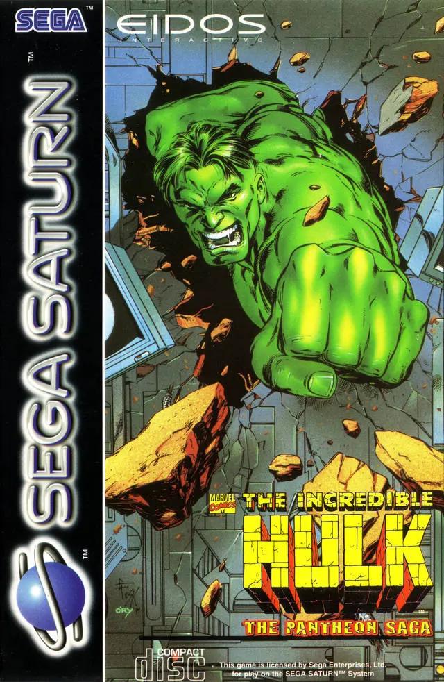Game | Sega Saturn | The Incredible Hulk: The Pantheon Saga Physical Video Games Game Sega