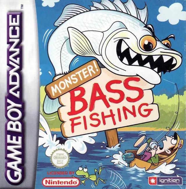 Game | Nintendo Game Boy Advance GBA | Monster Bass Fishing Physical Video Games Game Nintendo