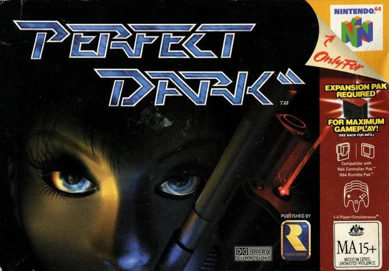 Game | Nintendo N64 | Perfect Dark Physical Video Games Game Nintendo
