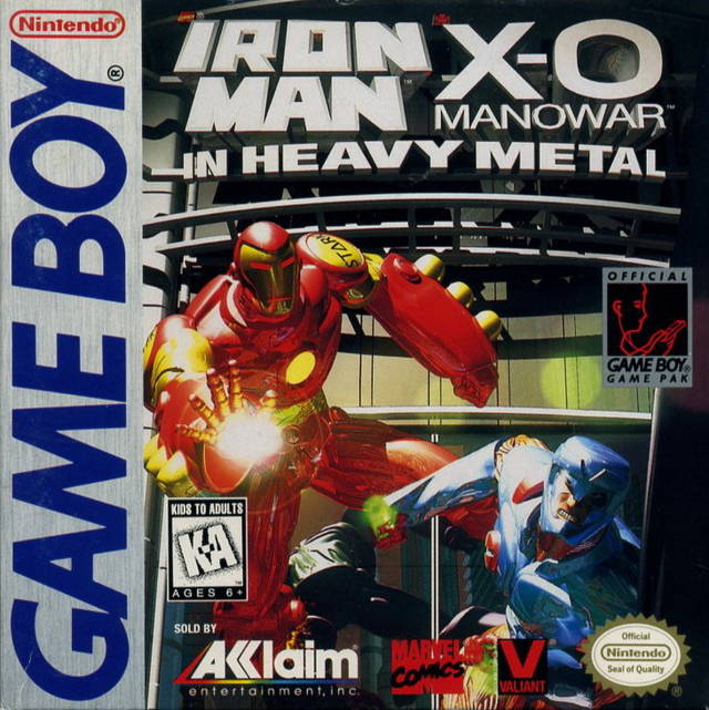 Game | Nintendo Game Boy GB | Iron Man X-O Manowar In Heavy Metal