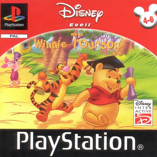 Game Sony PlayStation PS1 Disney Learning Winnie The Pooh