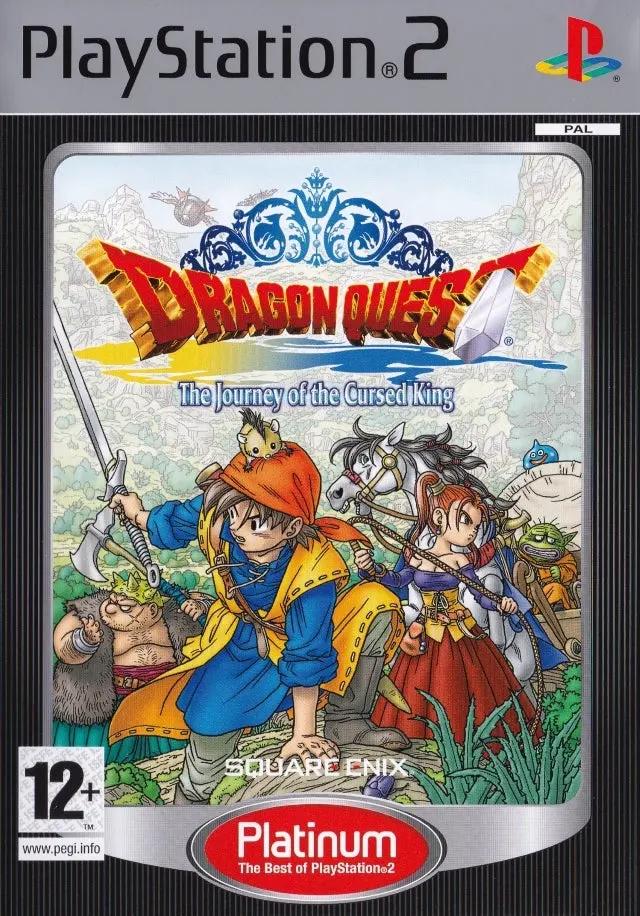 Game | Sony PlayStation PS2 | Dragon Quest VIII: Journey Of The Cursed King (Platinum) Physical Video Games Game Sony