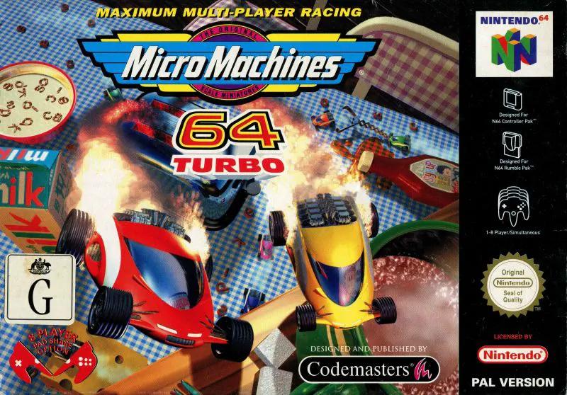 Game | Nintendo N64 | Micro Machines Physical Video Games Game Nintendo