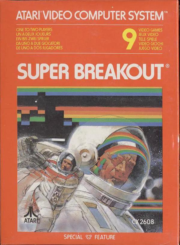 Game | Atari 2600 | Super Breakout Physical Video Games Game Atari