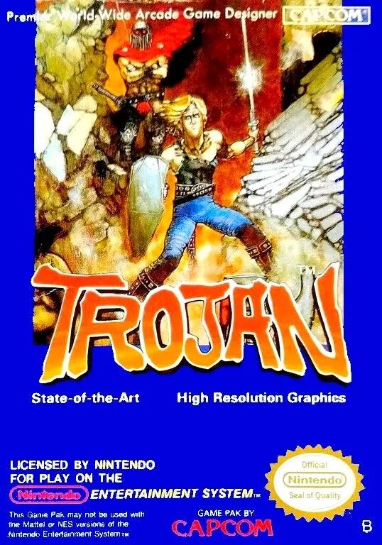 Game | Nintendo NES | Trojan Physical Video Games Game Nintendo