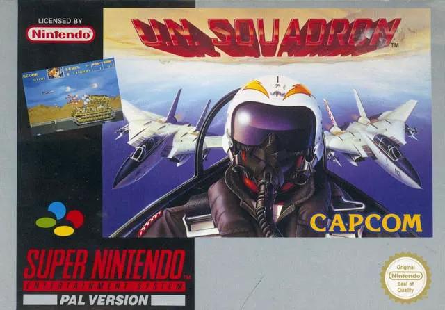 Game | Super Nintendo SNES | UN Squadron Physical Video Games Game Nintendo