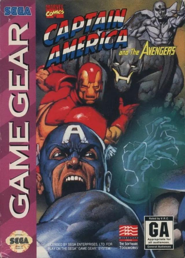 Game | Sega Game Gear | Captain America And The Avengers Physical Video Games Game Sega
