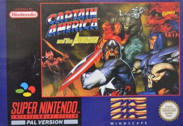 Game | Super Nintendo SNES | Captain America And The Avengers Physical Video Games Game Nintendo