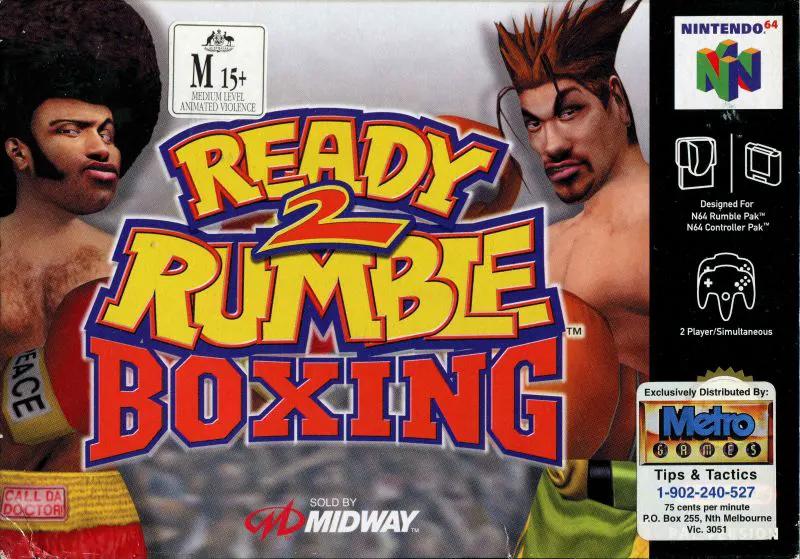 Game | Nintendo N64 | Ready 2 Rumble Boxing Physical Video Games Game Nintendo