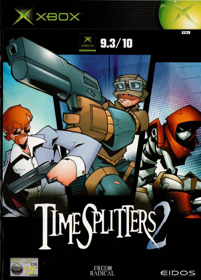 Game | Xbox | Time Splitters 2 Physical Video Games Game Microsoft