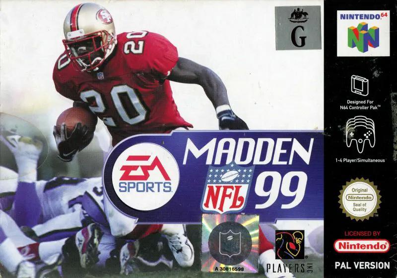 Game | Nintendo N64 | Madden 99 Physical Video Games Game Nintendo