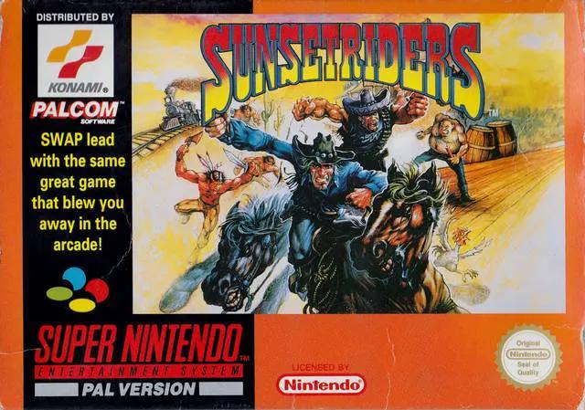 Game | Super Nintendo SNES | Sunset Riders Physical Video Games Game Nintendo