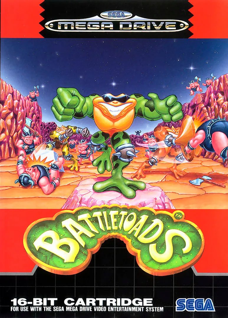 Game | Sega Mega Drive | Battletoads Physical Video Games Game Sega