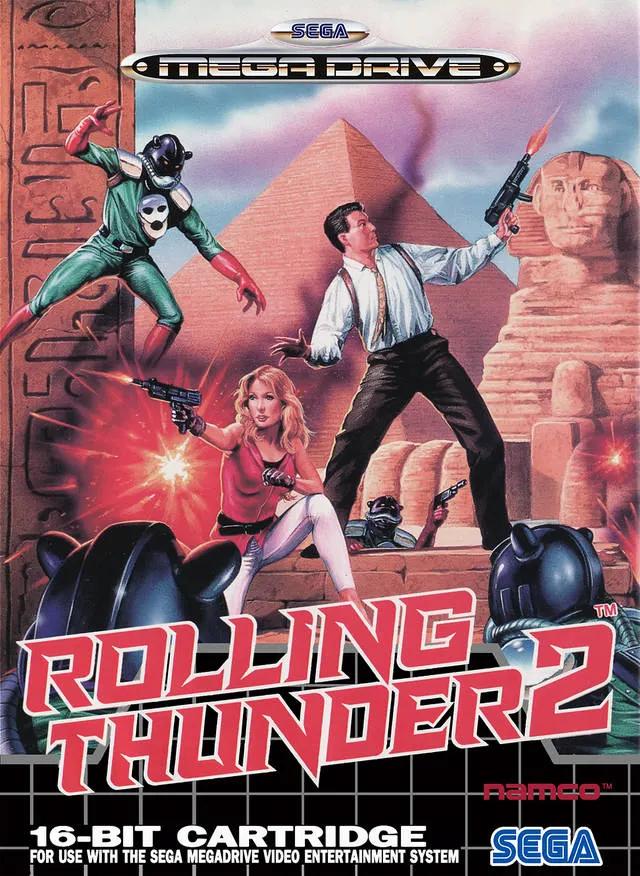 Game | Sega Mega Drive | Rolling Thunder 2 Physical Video Games Game Sega