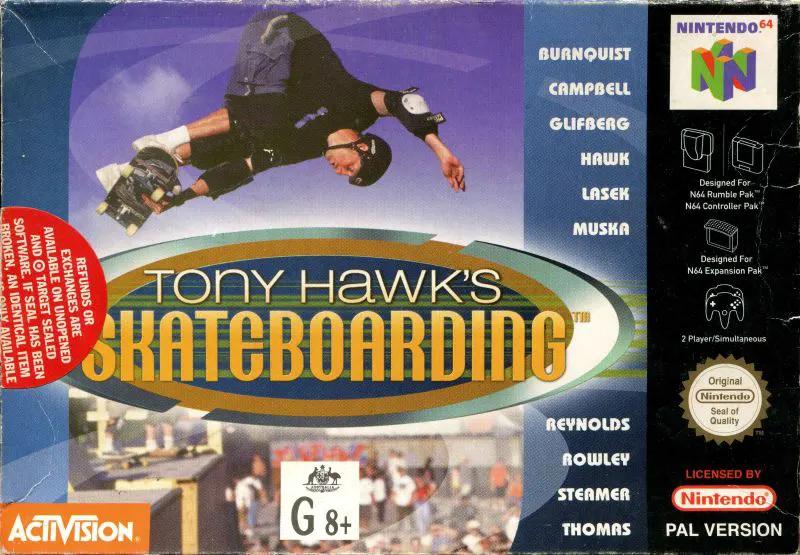 Game | Nintendo N64 | Tony Hawk's Skateboarding Physical Video Games Game Nintendo