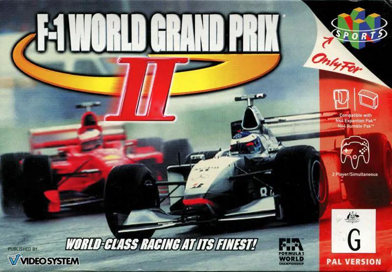 Game | Nintendo N64 | F1 World Grand Prix F-1 II 2 Physical Video Games Game Nintendo