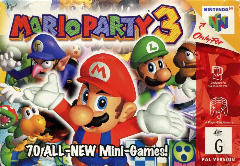 Game | Nintendo N64 | Mario Party 3 Physical Video Games Game Nintendo