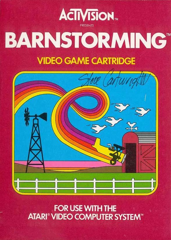 Game | Atari 2600 | Barnstorming Physical Video Games Game Atari