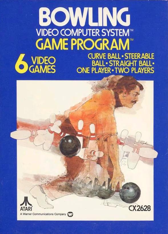 Game | Atari 2600 | Bowling Physical Video Games Game Atari