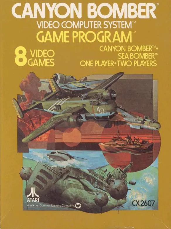 Game | Atari 2600 | Canyon Bomber Physical Video Games Game Atari